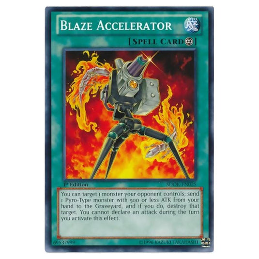 Yu-Gi-Oh! - Onslaught of the Fire Kings Structure Deck - Blaze Accelerator (Common) SDOK-EN025