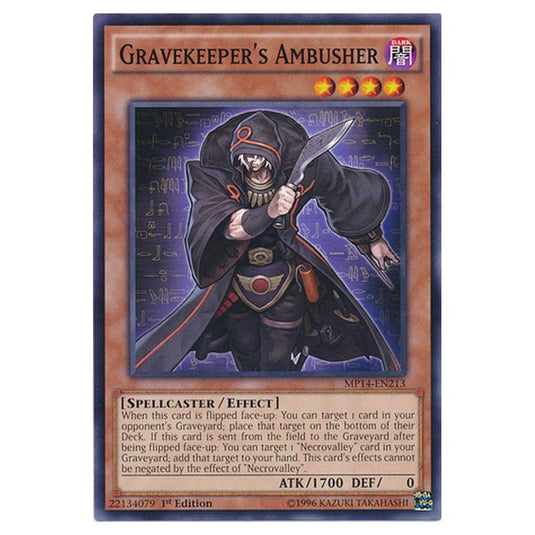 Yu-Gi-Oh! - 2014 Mega-Tin Mega Pack - Gravekeeper's Ambusher (Common) MP14-EN213