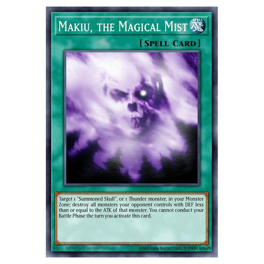 Yu-Gi-Oh! - Yugi's Legendary Decks - Makiu, the Magical Mist (Common) YGLD-ENA34