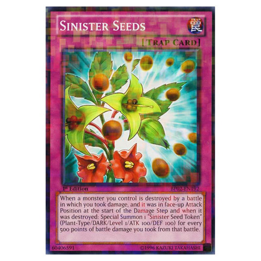 Yu-Gi-Oh! - Battle Pack 2 - War of the Giants - Sinister Seeds (Mosaic Rare) BP02-EN192