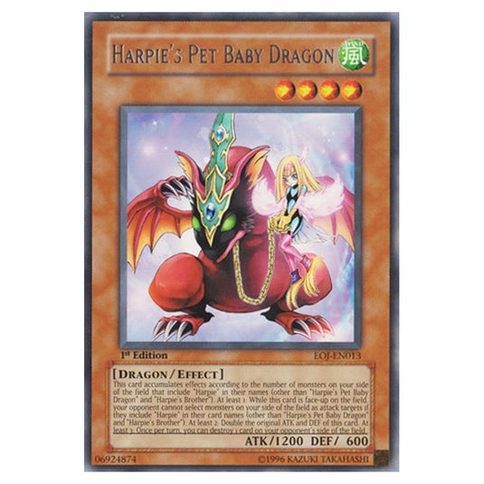 Yu-Gi-Oh! - Enemy of Justice - Harpie's Pet Baby Dragon (Rare) EOJ-EN013