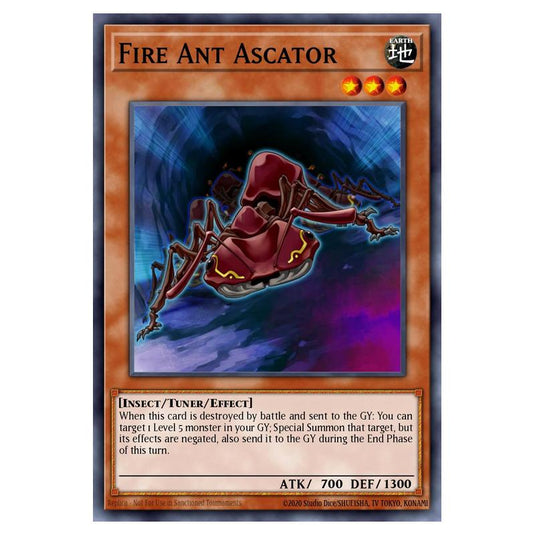 Yu-Gi-Oh! - Structure Deck - The Crimson King - Fire Ant Ascator (Common) SDCK-EN020