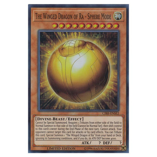 Yu-Gi-Oh! - Circuit Break Special Edition - The Winged Dragon of Ra - Sphere Mode (Super Rare) CIBR-ENSE2