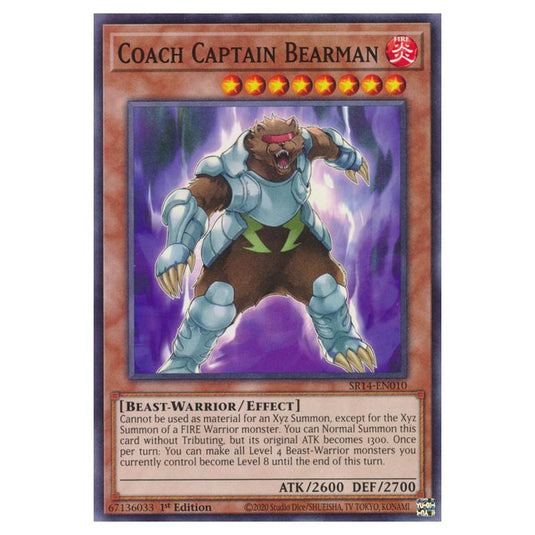 Yu-Gi-Oh! - Structure Deck - Fire Kings - Coach Captain Bearman (Common) SR14-EN010