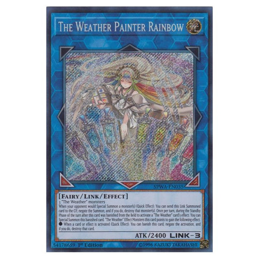 Yu-Gi-Oh! - Spirit Warriors - The Weather Painter Rainbow (Secret Rare) SPWA-EN035