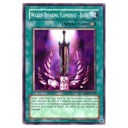Yu-Gi-Oh! - Dark Revelation Volume 1 - Wicked-Breaking Flamberge - Baou (Common) DR1-EN197