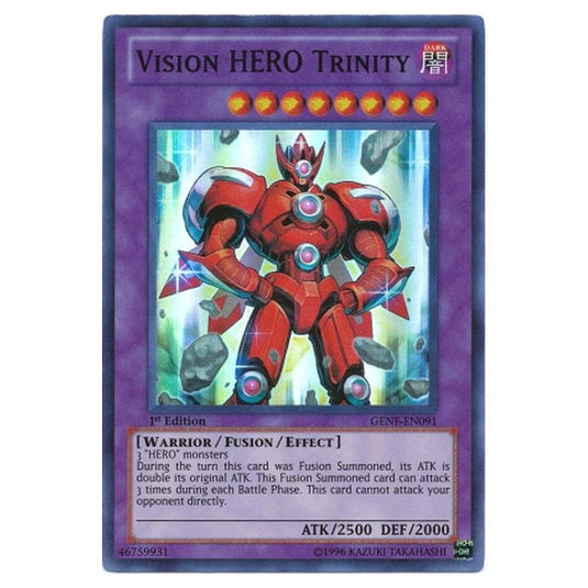 Yu-Gi-Oh! - Generation Force - Vision HERO Trinity (Super Rare) GENF-EN091