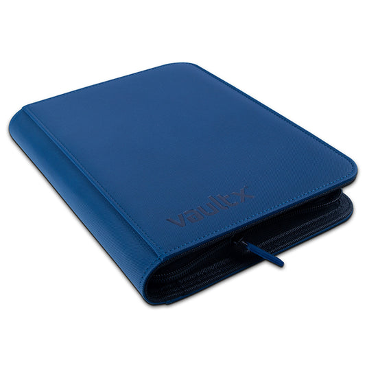 Vault X - 4-Pocket Exo-Tec® - Zip Binder - Blue