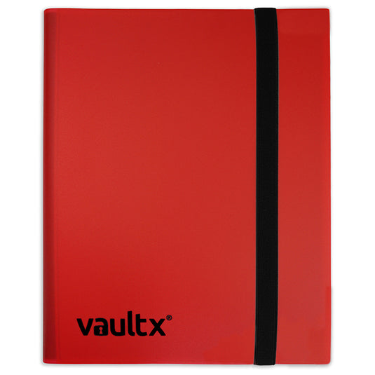 Vault X - 4-Pocket - Strap Binder - Red