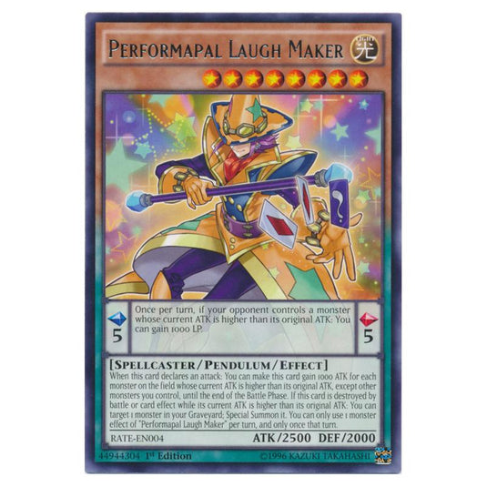 Yu-Gi-Oh! - Raging Tempest - Performapal Laugh Maker (Rare) RATE-EN004