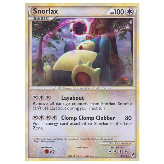 Pokemon - Call of Legends - Snorlax 33/95