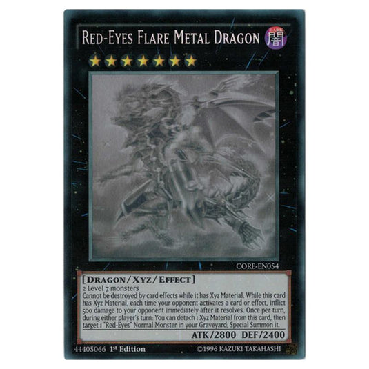 Yu-Gi-Oh! - Clash of Rebellions - Red-Eyes Flare Metal Dragon (Ghost Rare) CORE-EN054