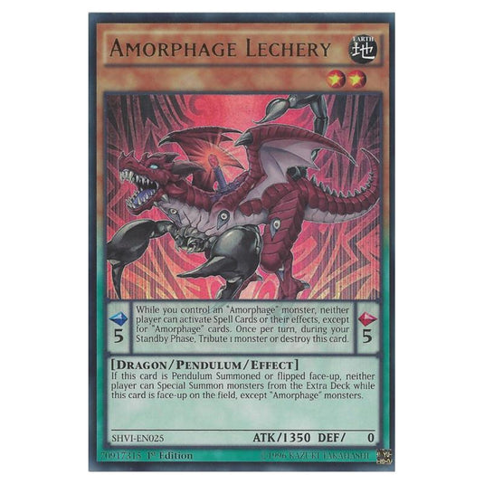 Yu-Gi-Oh! - Shining Victories - Amorphage Lechery (Ultra Rare) SHVI-EN025