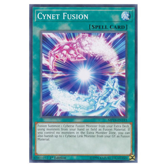Yu-Gi-Oh! - 2019 Gold Sarcophagus Tin Mega Pack - Cynet Fusion (Common) MP19-EN193