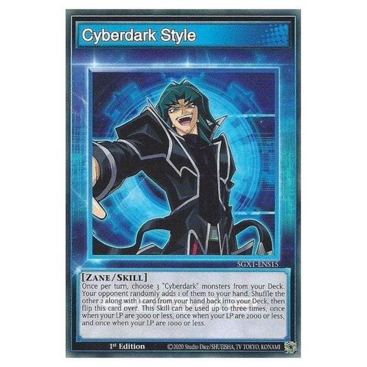 Yu-Gi-Oh! - Speed Duel GX - Duel Academy Box - Cyberdark Style (Skill Card) (Common) SGX1-ENS15