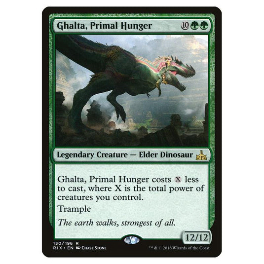 Magic The Gathering - Rivals Of Ixalan - Ghalta, Primal Hunger - 130/196 (Foil)