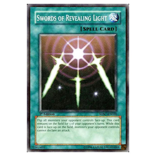 Yu-Gi-Oh! - Spellcaster's Command Structure Deck - Swords of Revealing Light (Common) SDSC-EN026