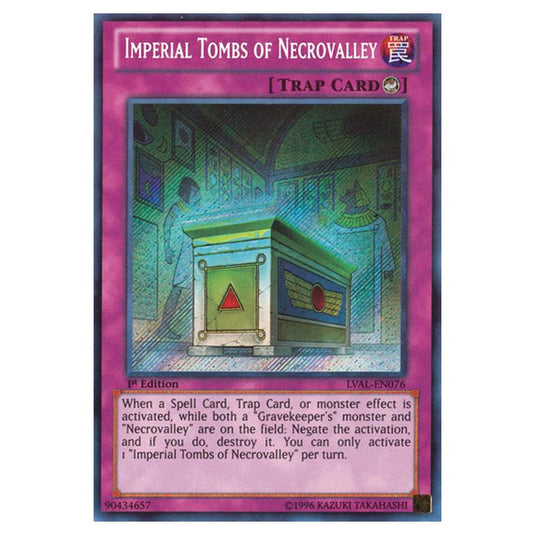 Yu-Gi-Oh! - Legacy of the Valiant - Imperial Tombs of Necrovalley (Secret Rare) LVAL-EN076