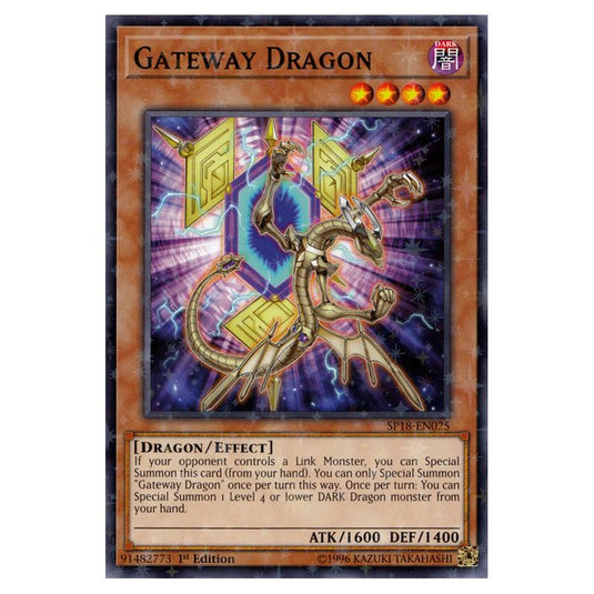 Yu-Gi-Oh! - Star Pack VRAINS - Gateway Dragon (Starfoil) SP18-EN025