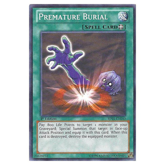 Yu-Gi-Oh! - Battle Pack - Epic Dawn - Premature Burial (Starfoil Rare) BP01-EN040