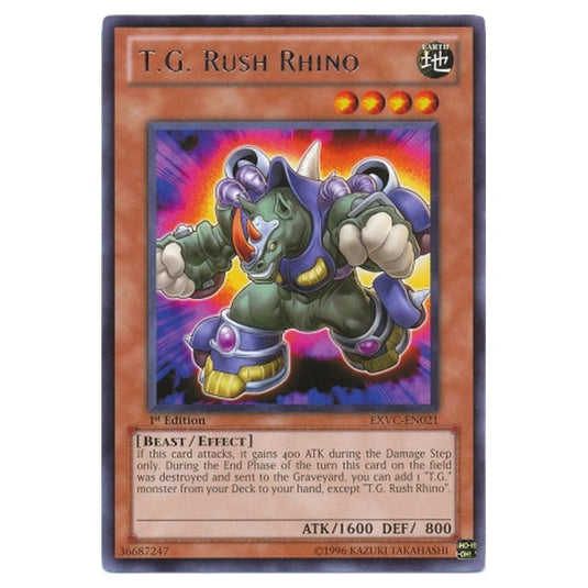 Yu-Gi-Oh! - Extreme Victory - T.G. Rush Rhino (Rare) EXVC-EN021