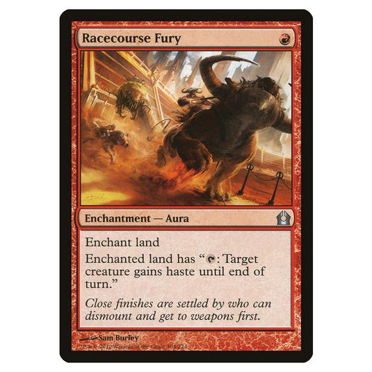 Magic The Gathering - Return To Ravnica - Racecourse Fury - 104/274 (Foil)