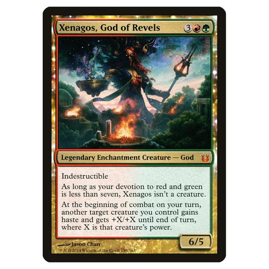 Magic the Gathering - Born of the Gods - Xenagos, God of Revels - 156/165