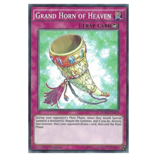 Yu-Gi-Oh! - Dimension of Chaos - Grand Horn of Heaven (Common) DOCS-EN079