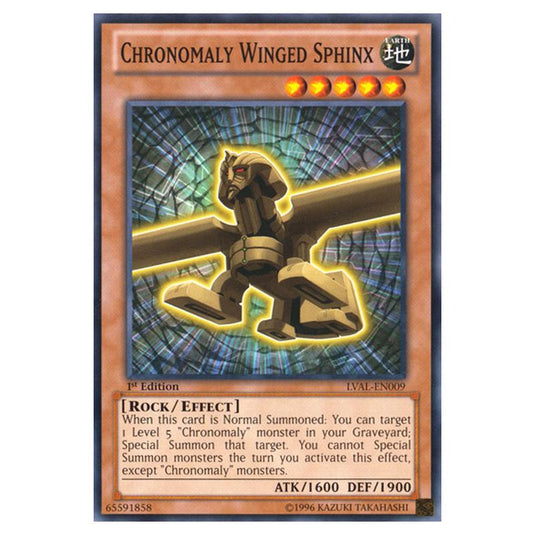 Yu-Gi-Oh! - Legacy of the Valiant - Chronomaly Winged Sphinx (Common) LVAL-EN009