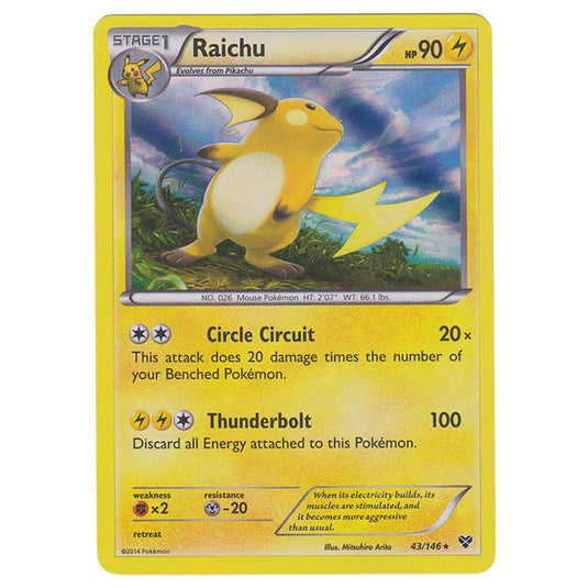Pokemon - XY Base Set - Raichu - 43/146