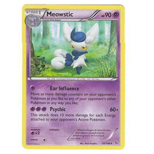 Pokemon - XY - Flashfire - Meowstic - 43/106