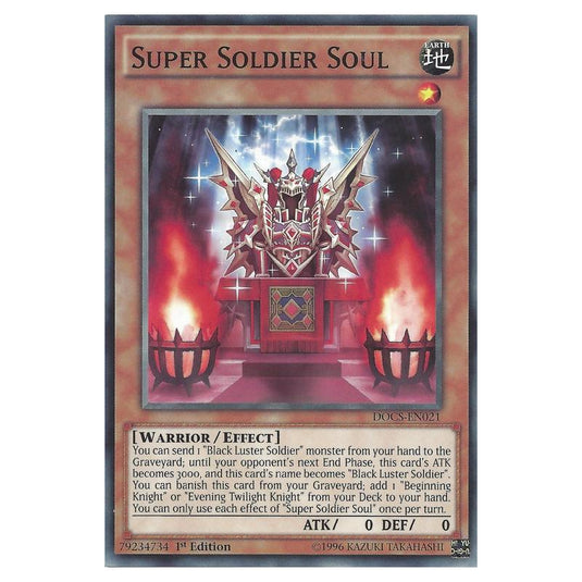 Yu-Gi-Oh! - Dimension of Chaos - Super Soldier Soul (Common) DOCS-EN021