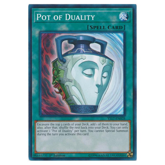 Yu-Gi-Oh! - Starter Deck - Link Strike - Pot of Duality (Common) YS17-EN028