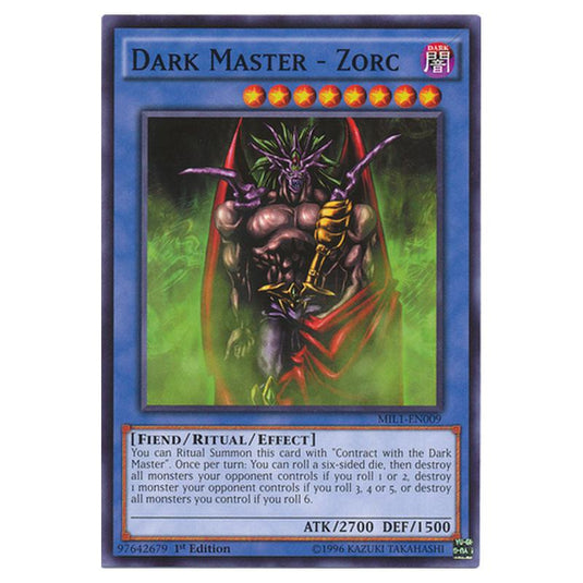 Yu-Gi-Oh! - Millennium Pack - Dark Master - Zorc (Common) MIL1-EN009
