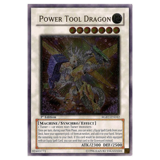 Yu-Gi-Oh! - Raging Battle - Power Tool Dragon (Ultimate Rare) RGBT-EN042