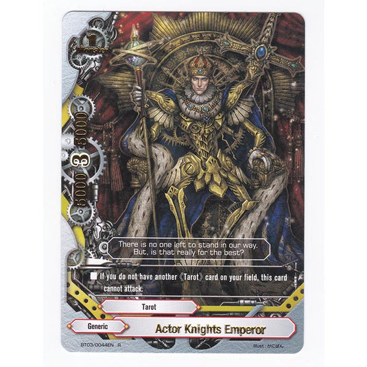 Future Card Buddyfight - Drums Adventures - Actor Knights the Emperor - 44/105