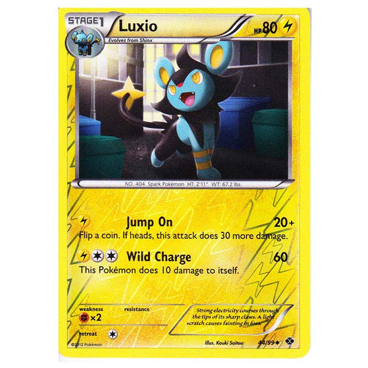 Pokemon - Black & White - Next Destinies - (Reverse Holo) Luxio 44/99