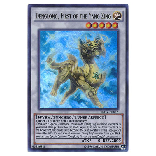Yu-Gi-Oh! - Invasion - Vengeance - Denglong, First of the Yang Zing (Ultra Rare) INOV-EN048