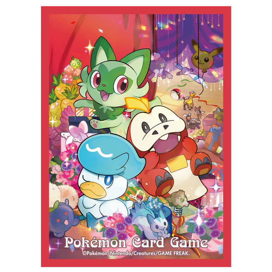 Pokemon - Gift of Sprigatito, Fuecoco & Quaxley - Card Sleeves (64 Sleeves)