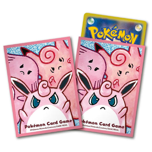 Pokemon - Chansey, Clefable & Wigglytuff - Card Sleeves (64 Sleeves)