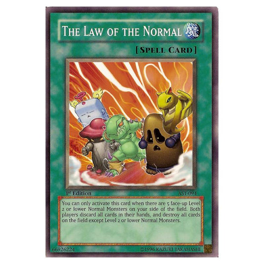 Yu-Gi-Oh! - Ancient Sanctuary - The Law of the Normal (Common) AST-094