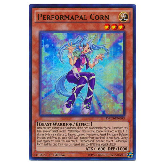 Yu-Gi-Oh! - Dragons of Legend - Unleashed - Performapal Corn (Ultra Rare) DRL3-EN003
