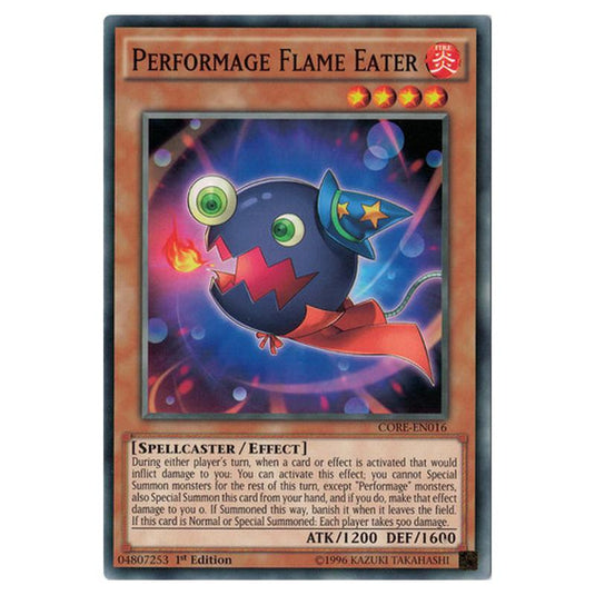 Yu-Gi-Oh! - Clash of Rebellions - Performage Flame Eater (Common) CORE-EN016