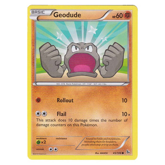 Pokemon - XY - Flashfire - Geodude - 45/106