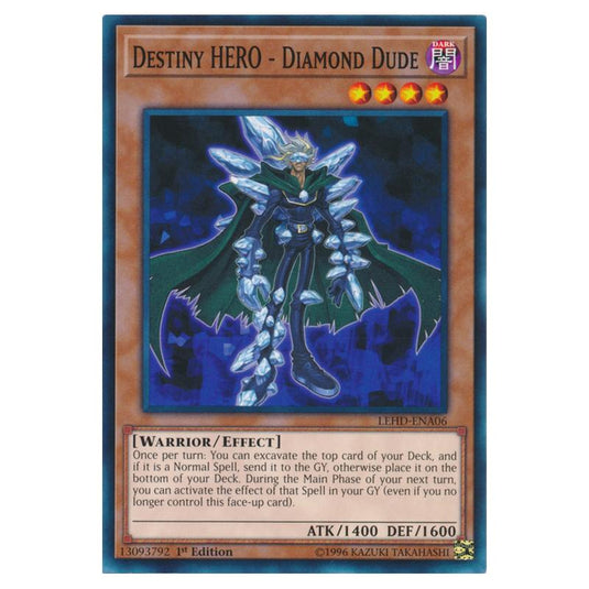 Yu-Gi-Oh! - Legendary Hero Decks - Destiny HERO - Diamond Dude (Common) LEHD-ENA06