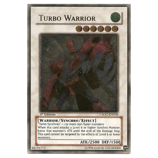 Yu-Gi-Oh! - Crossroads of Chaos - Turbo Warrior (Ultimate Rare) CSOC-EN038