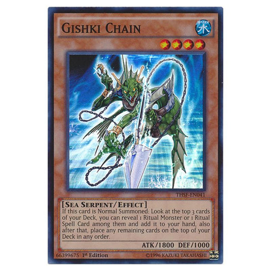 Yu-Gi-Oh! - The Secret Forces - Gishki Chain (Super Rare) THSF-EN041