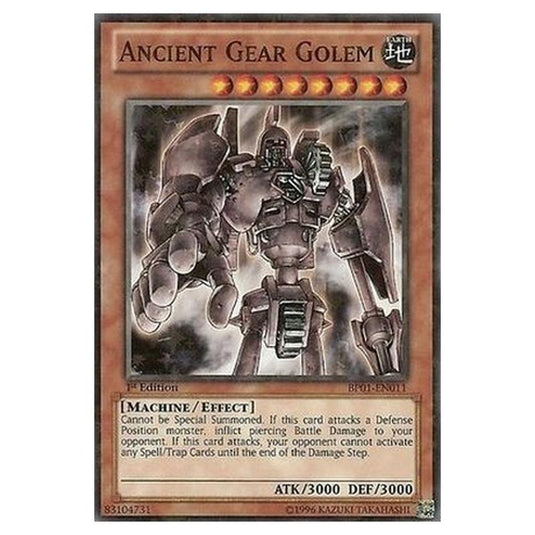 Yu-Gi-Oh! - Battle Pack - Epic Dawn - Ancient Gear Golem (Starfoil Rare) BP01-EN011