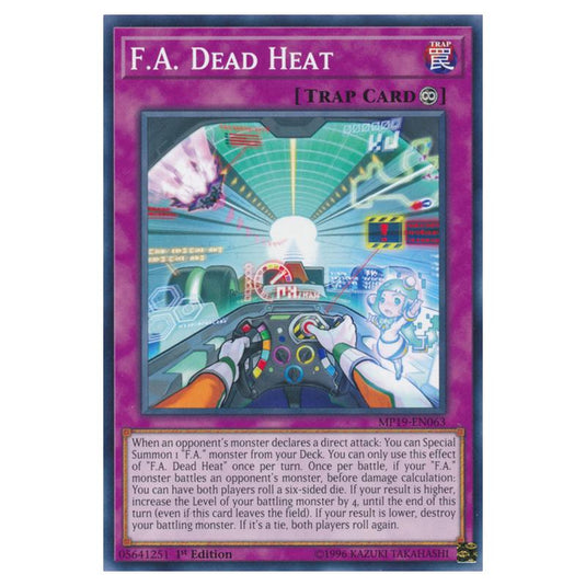 Yu-Gi-Oh! - 2019 Gold Sarcophagus Tin Mega Pack - F.A. Dead Heat (Common) MP19-EN063