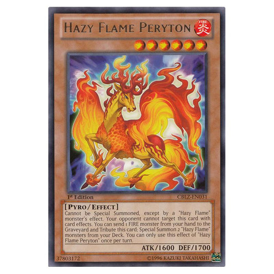 Yu-Gi-Oh! - Cosmo Blazer - Hazy Flame Peryton (Rare) CBLZ-EN031